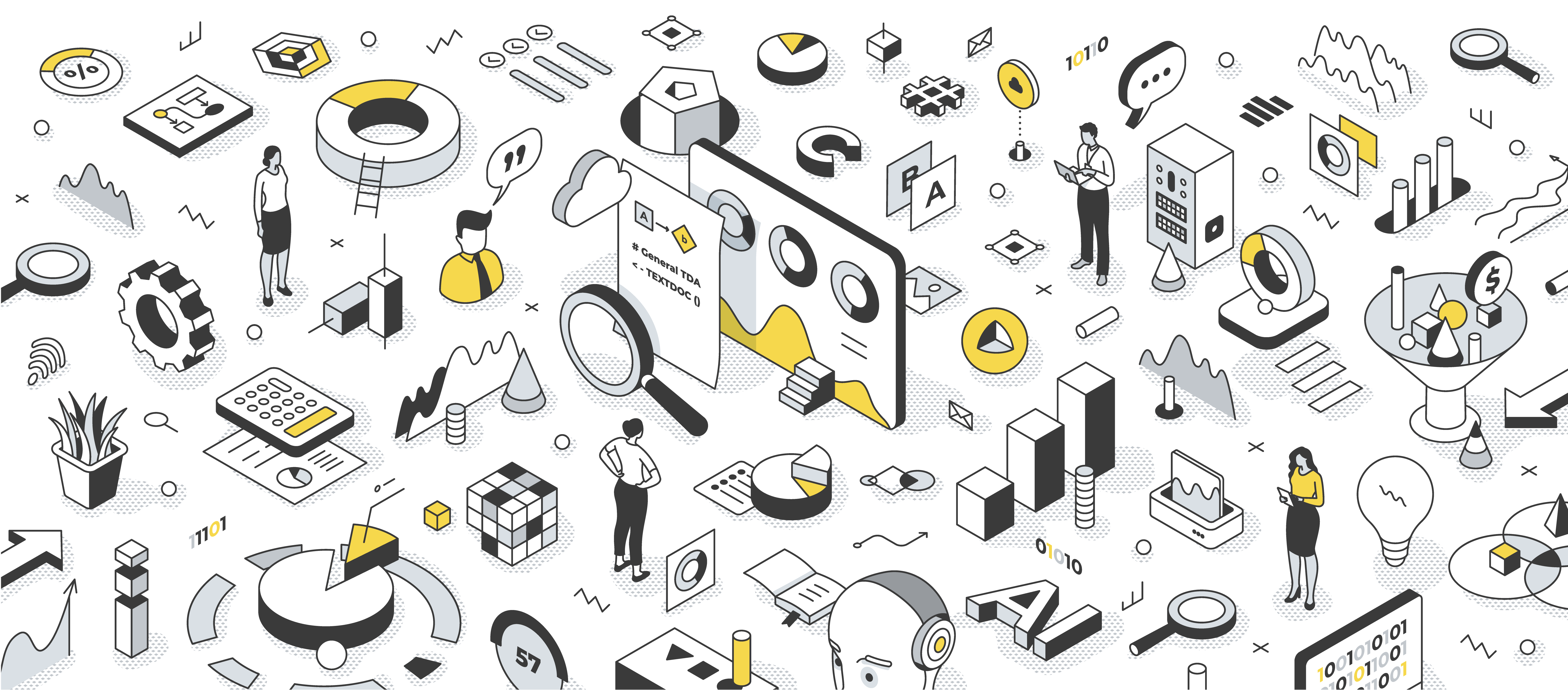 Analytics-Company-Isometric-Illustration